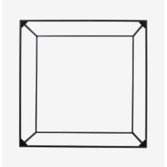 35 White Frame for Twin Table by Lassen