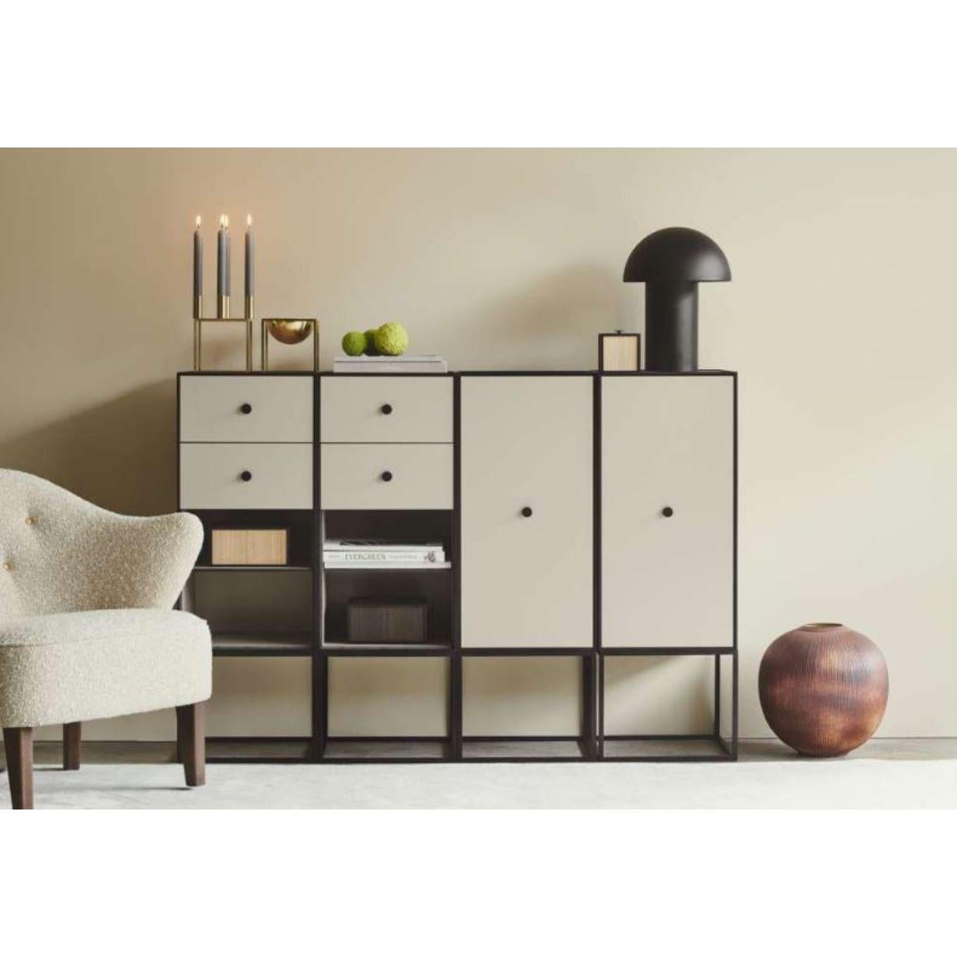 35 White Frame Square Standard Box by Lassen For Sale 1