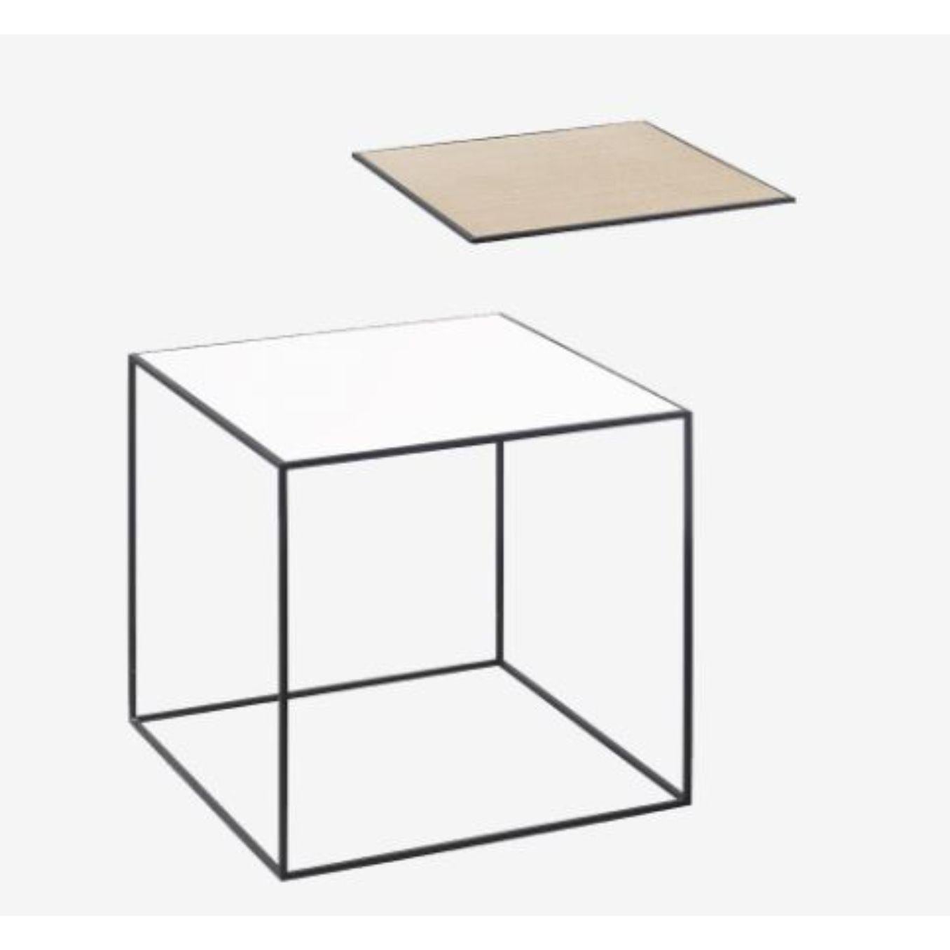 Moderne Plateau de table jumeau en chêne blanc 35 par Lassen en vente