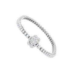 3.50 Carat Diamond Bracelet in 18 Karat White Gold