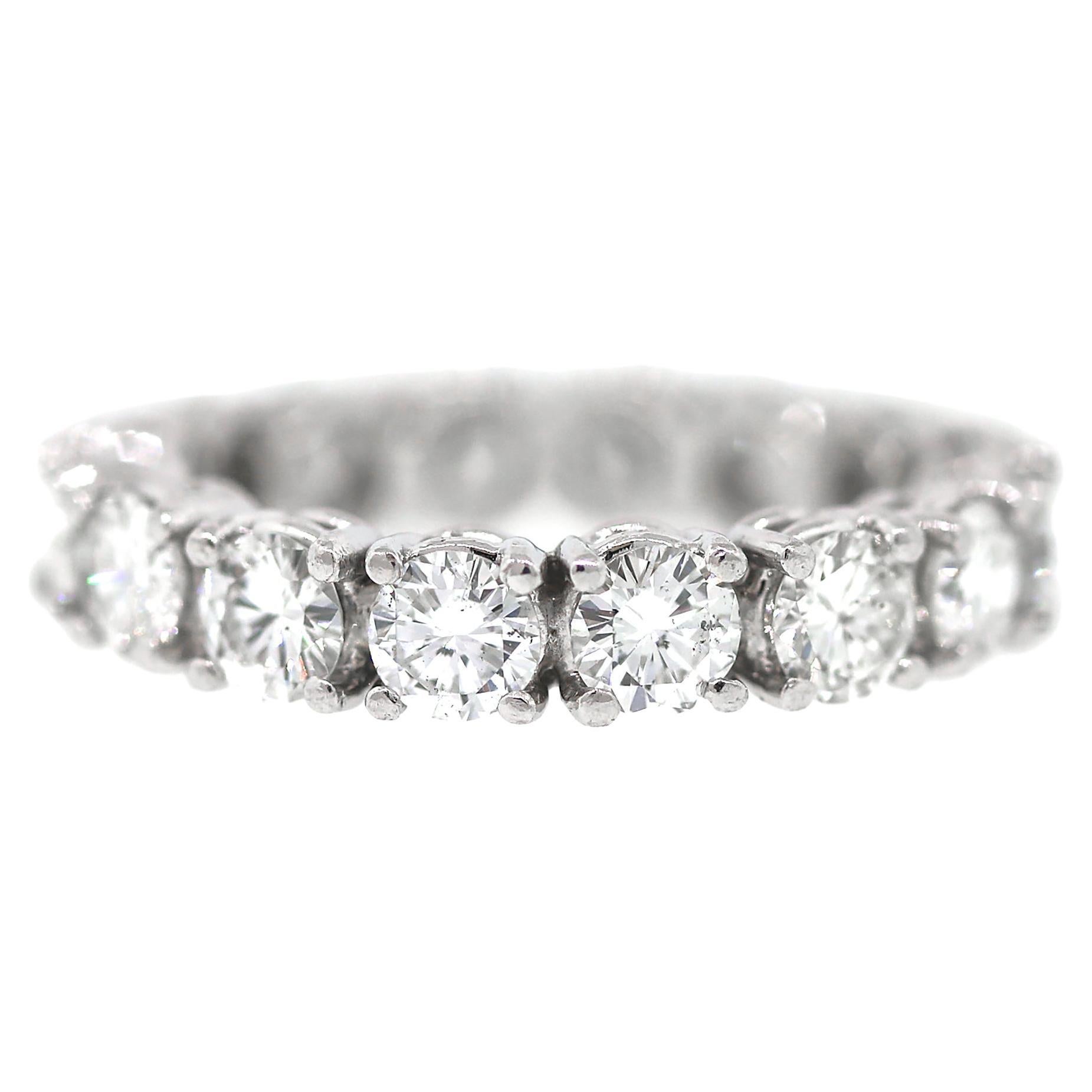 3.50 carat Diamond Eternity Ring For Sale