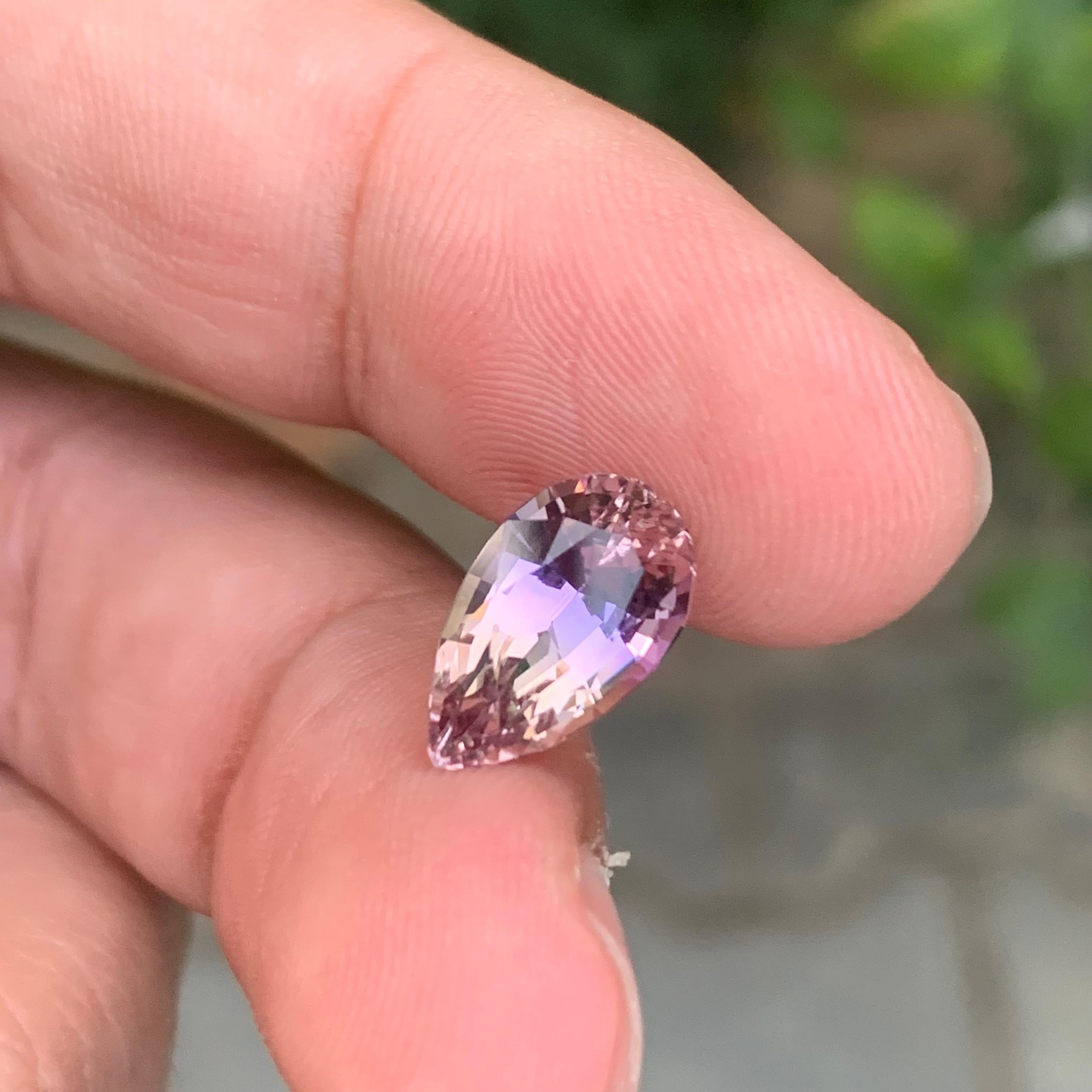 Taille poire 3.50 Carat Natural Loose Ametrine Pear Shape Gem en vente