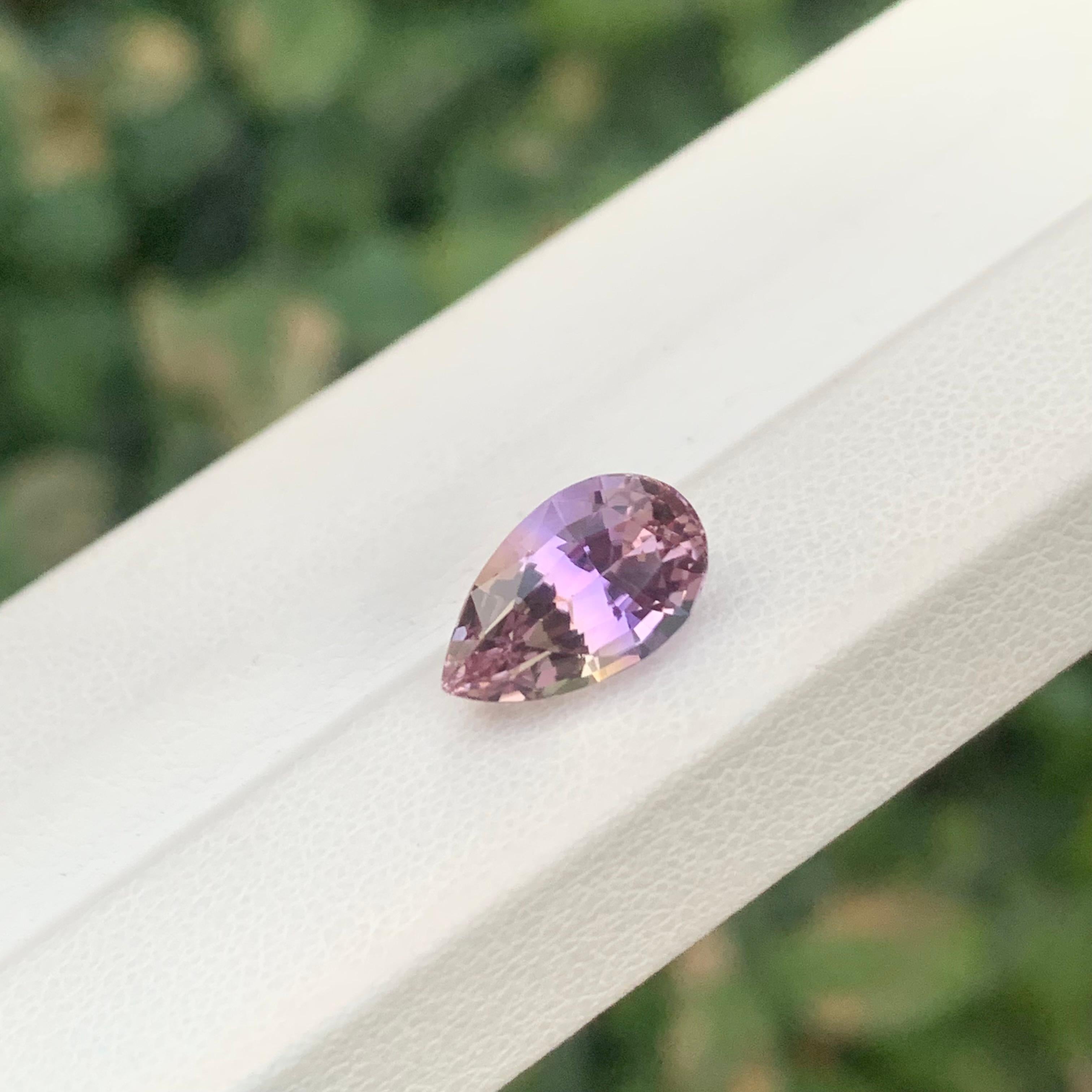 3.50 Carat Natural Loose Ametrine Pear Shape Gem Neuf - En vente à Peshawar, PK
