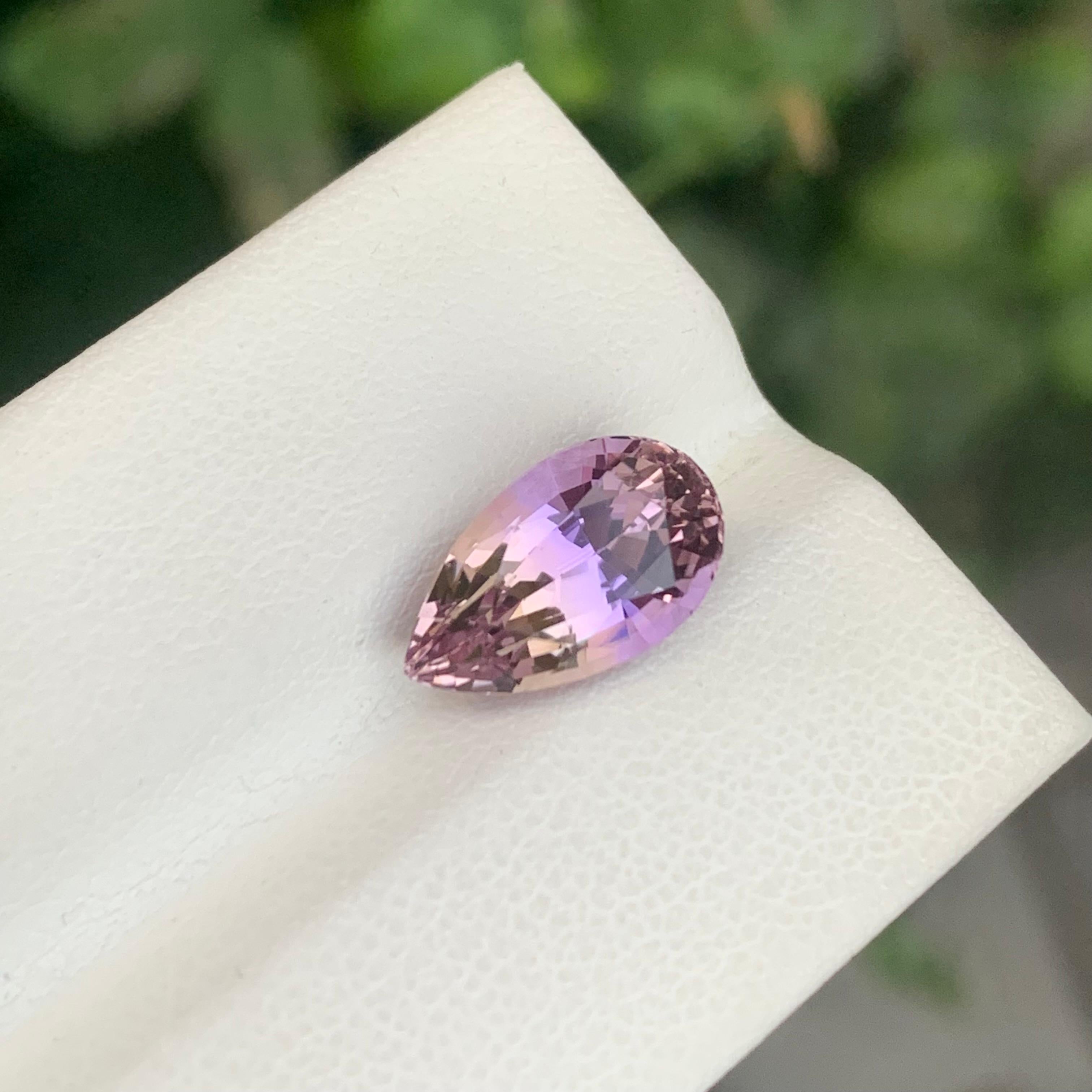 3.50 Carat Natural Loose Ametrine Pear Shape Gem en vente 1