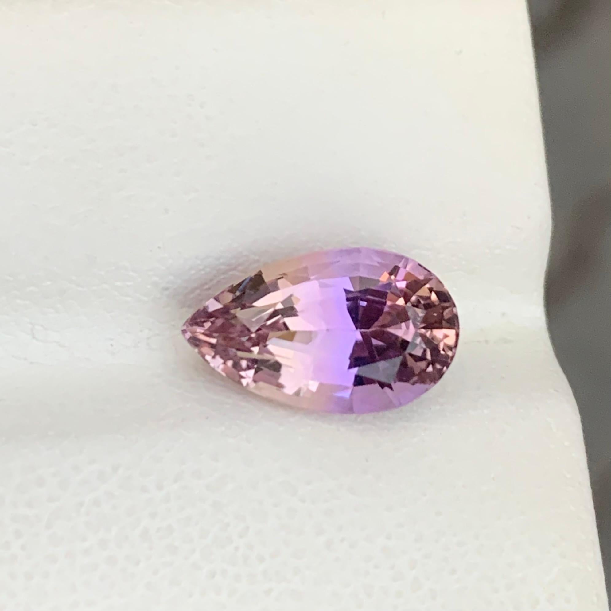 3.50 Carat Natural Loose Ametrine Pear Shape Gem en vente 3