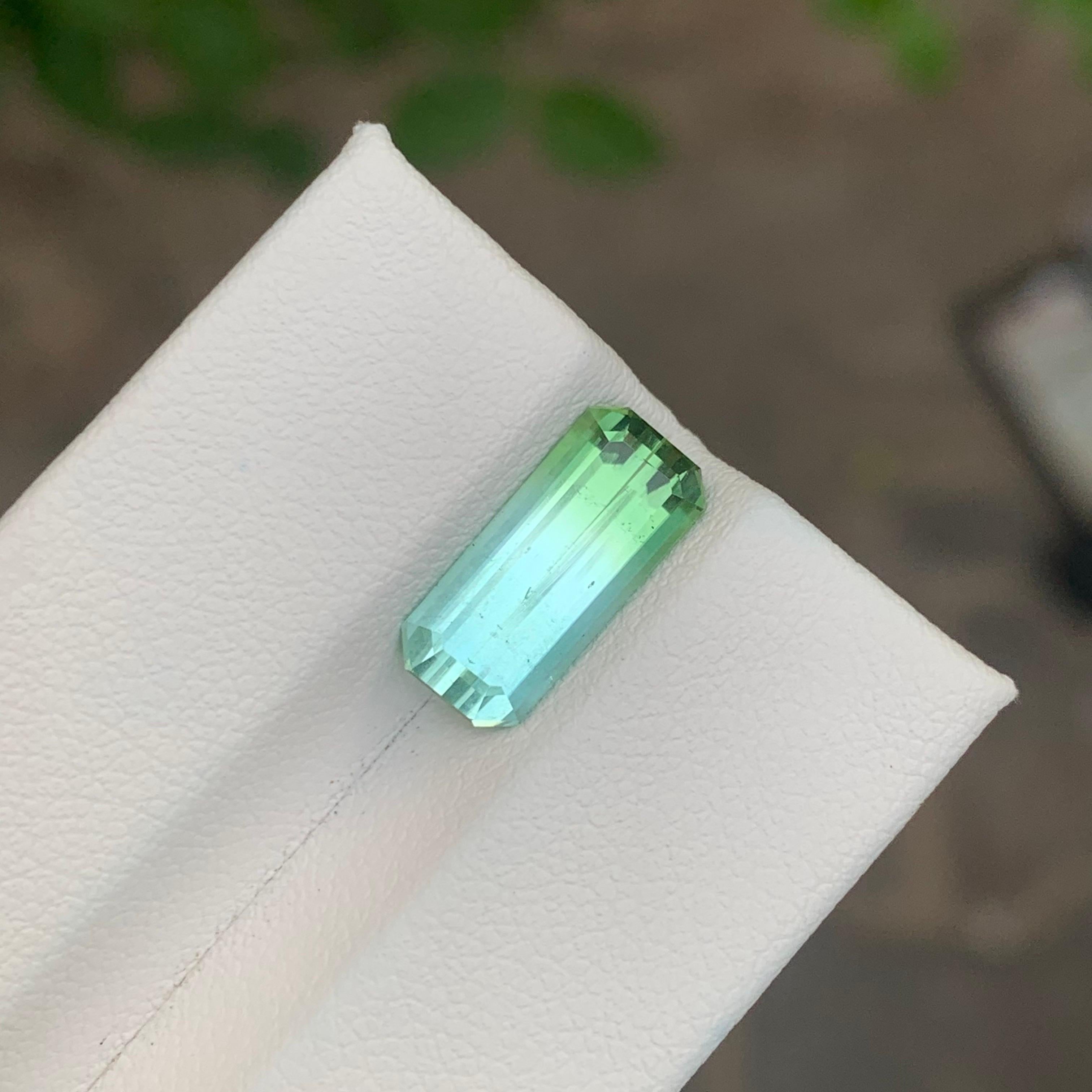 3,50 Karat Natürlicher loser zweifarbiger Turmalin Afghanistan's Edelstein für Damen oder Herren im Angebot