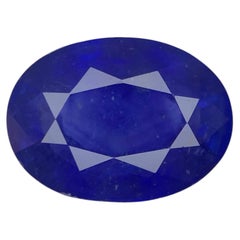 3.50 Carat Natural Loose Blue Color Sapphire For Jewelry Sri Lankan Gemstone