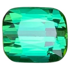 3.50 quilates de turmalina verde natural suelta talla cojín gema afgana