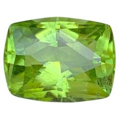 3.50 Carat Natural Loose Light Green Peridot Fancy Shape From Pakistan Gemstone