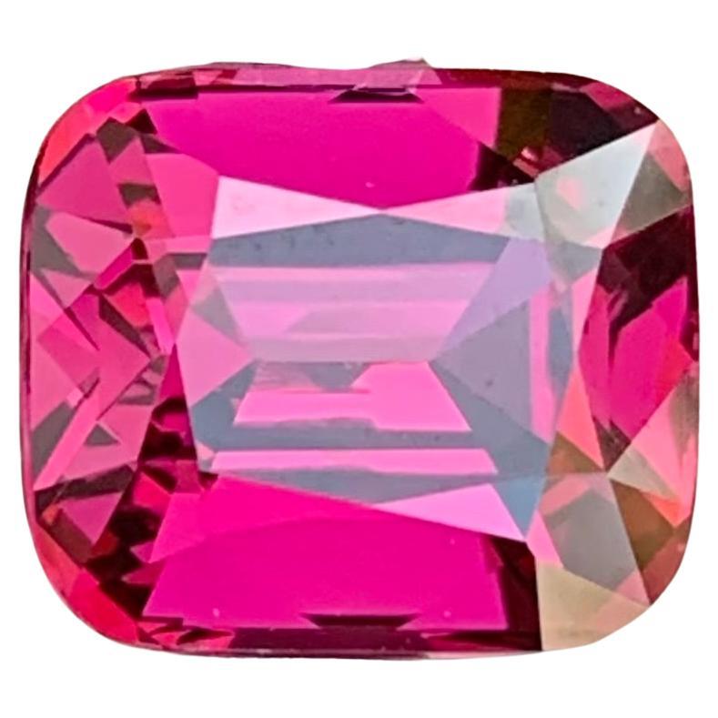 3.50 Carat Natural Loose Rhodolite Garnet Cushion Shape Gemstone