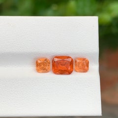 3.50 Carat Natural Loose Spessartine Garnet Set From Afghanistan