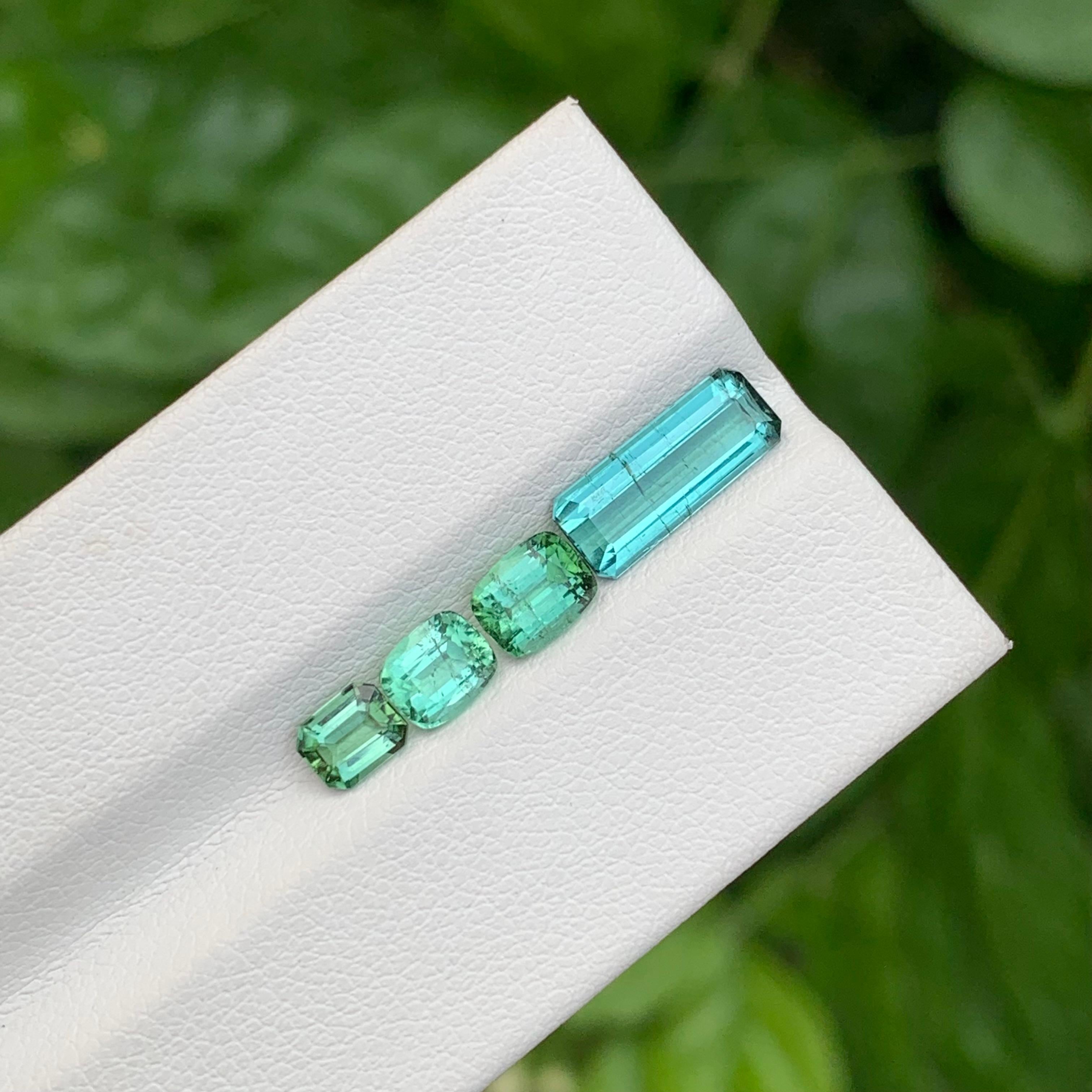 Arts and Crafts Ensemble de tourmaline naturelle non sertie de 3.50 carats pour la fabrication de bijoux en vente