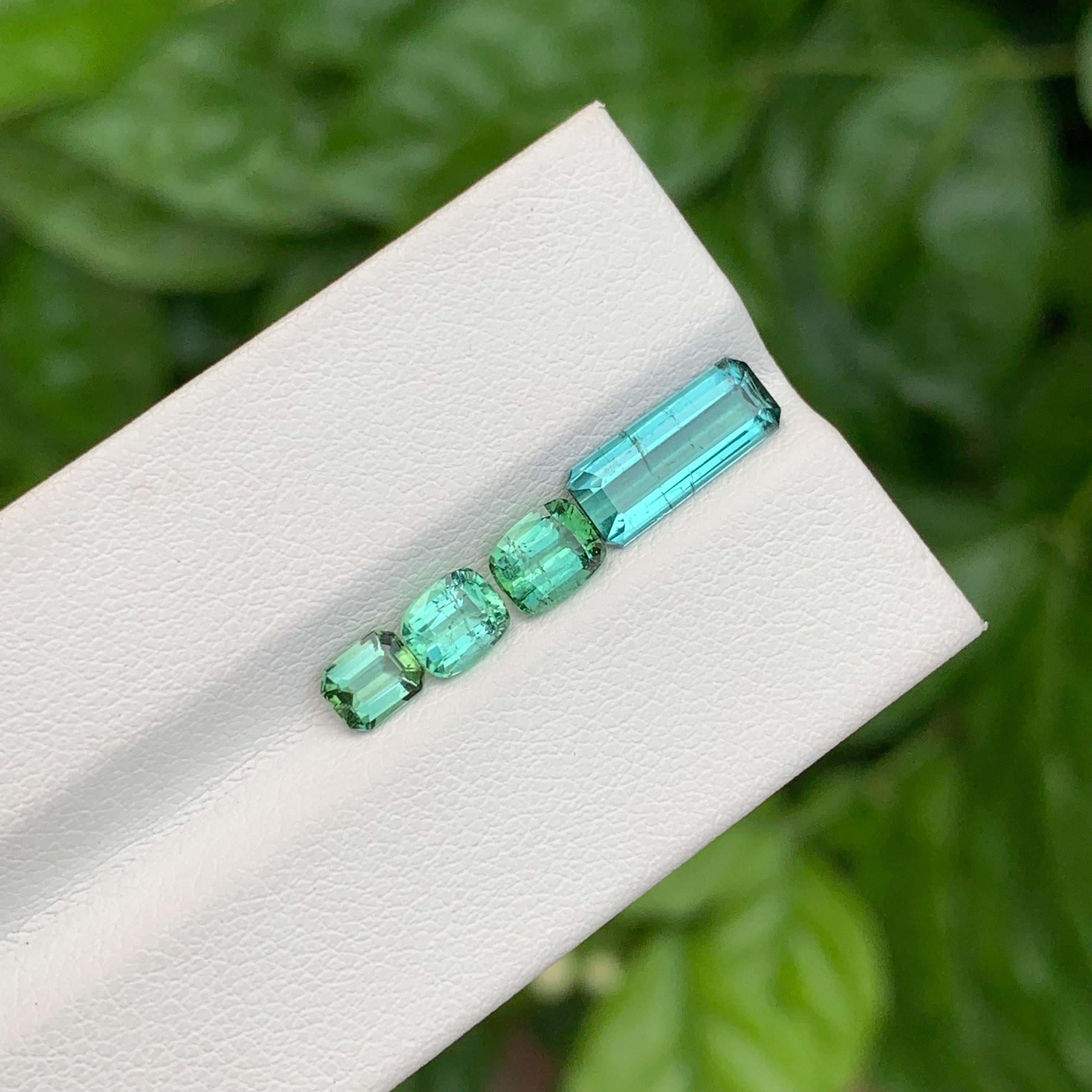 Ensemble de tourmaline naturelle non sertie de 3.50 carats pour la fabrication de bijoux Neuf - En vente à Peshawar, PK