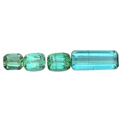 Ensemble de tourmaline naturelle non sertie de 3.50 carats pour la fabrication de bijoux