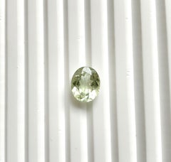 3.50 Carats Green Tourmaline Faceted Oval Cut stone Top Quality Natural Gem