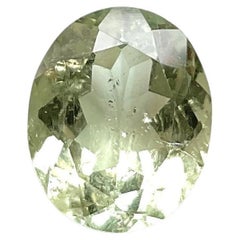 3,50 Quilates Turmalina Verde Facetada Talla Oval Gema Natural de Máxima Calidad