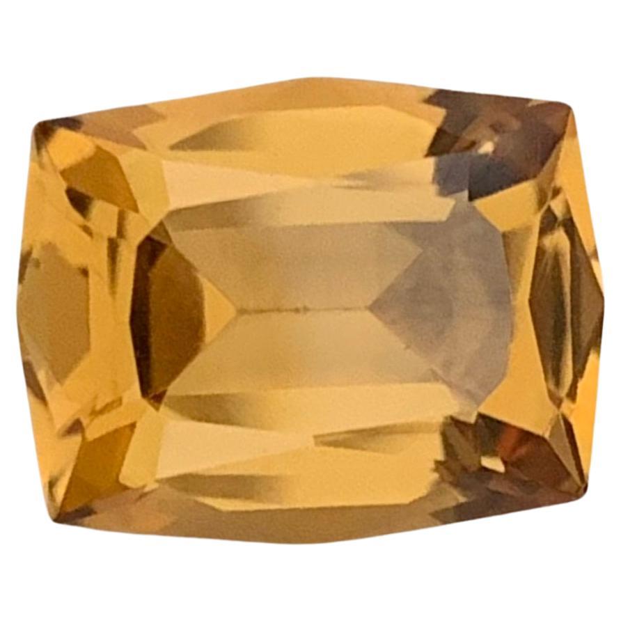 3.50 Carats Natural Loose Citrine Gemstone From Brazil Mine For Sale