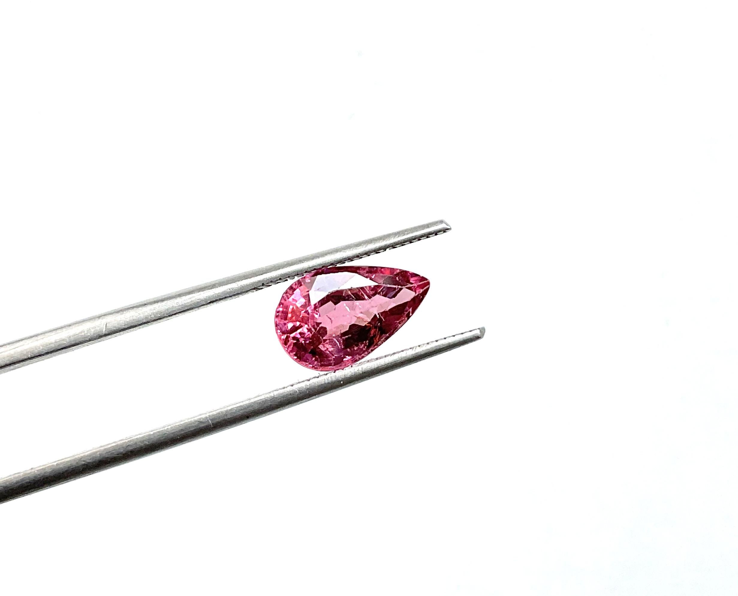 3.50 Carats Pink Tourmaline Octa Faceted Cut stone Top Quality Natural gemstone en vente 2