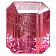 3.50 Carati di tormalina rosa Octa sfaccettata Pietra di qualità superiore Nature