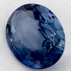 3.50 Ct Blue Sapphire Oval Loose Gemstone (pierre précieuse en vrac)