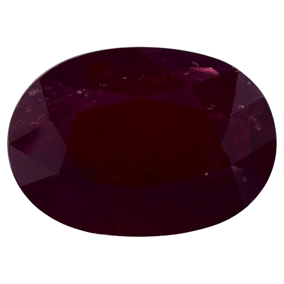 3.50 Ct Ruby Oval Loose Gemstone