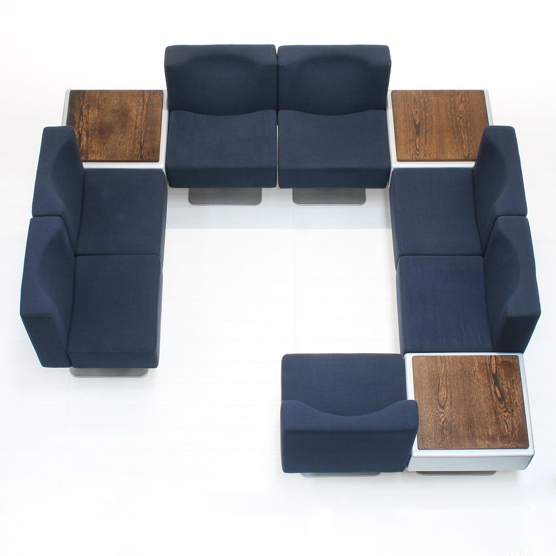 350 Modular Seating System by Herbert Hirche for Mauser Werke In Good Condition In Izegem, VWV
