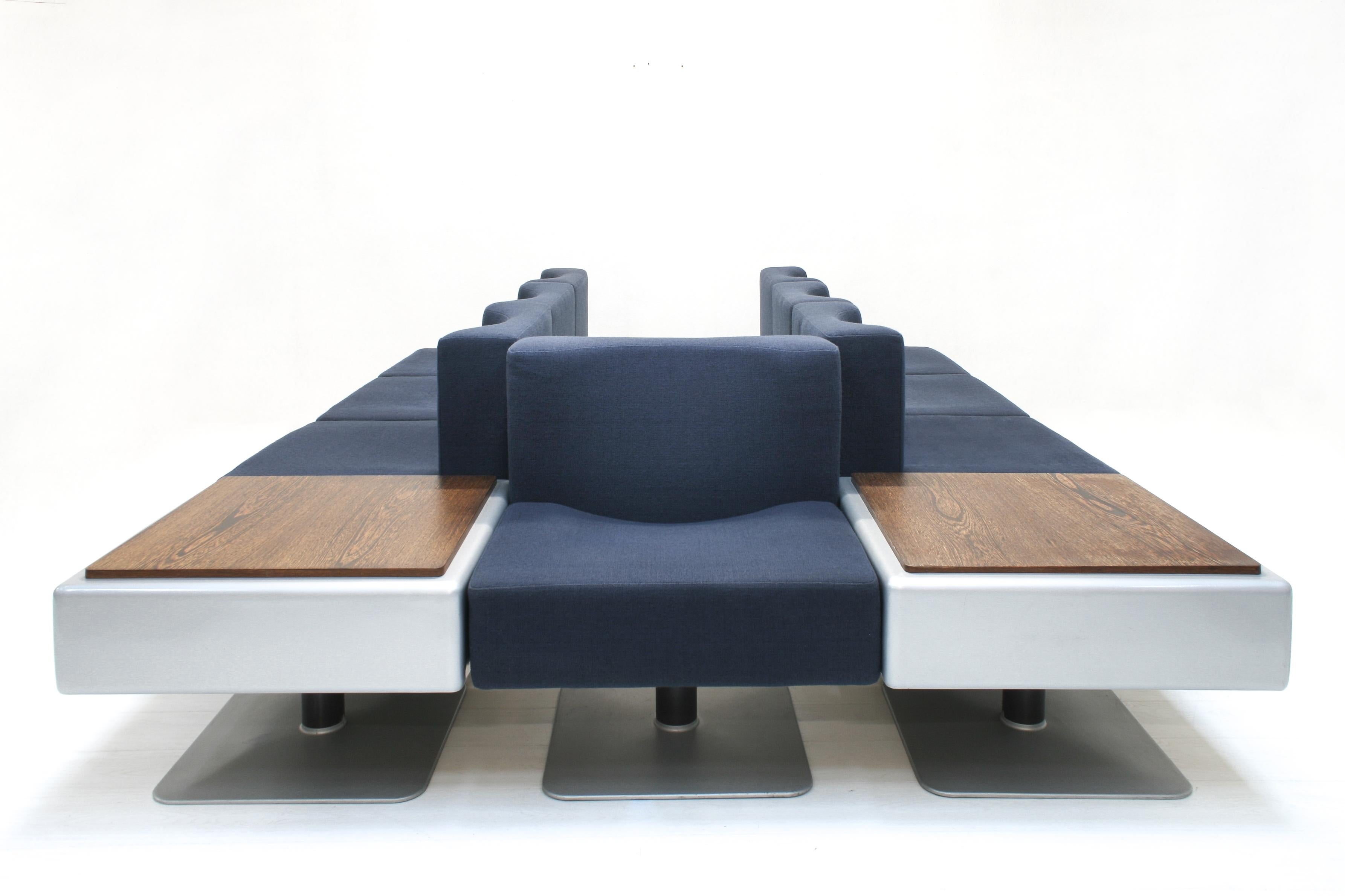 20th Century 350 Modular Seating System by Herbert Hirche for Mauser Werke