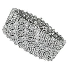 35,00 Karat Diamant-Weißgold-Armband