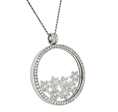 3.50ct Diamond Gold Pendant Necklace