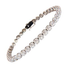 Bracelet « tennis » en diamants naturels de 3,50 ct, or 14 carats, 7 pouces, 10536*