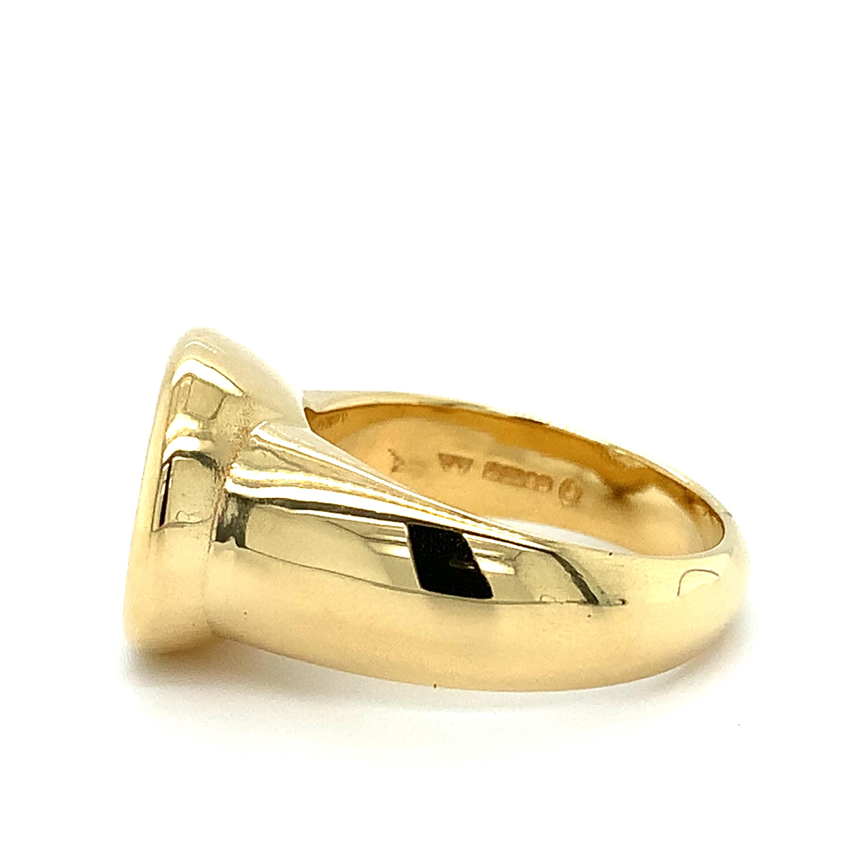 3.50ct Pear shaped diamond bezel chunky cocktail ring 18k yellow gold For Sale 1