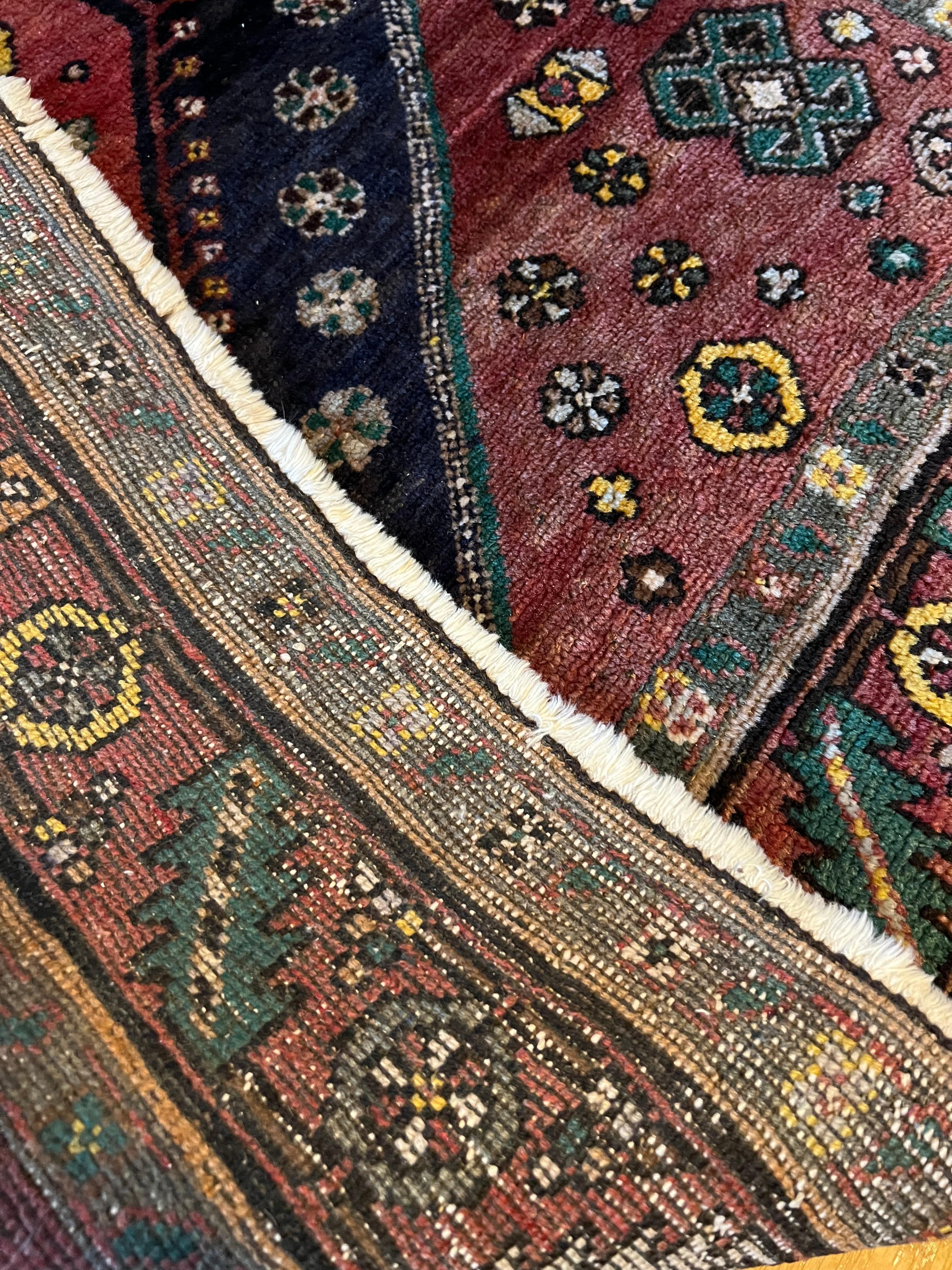 350x137cm XL Persischer Mianeh Läufer Teppich, Handgeknüpfter Wollteppich im Angebot 6