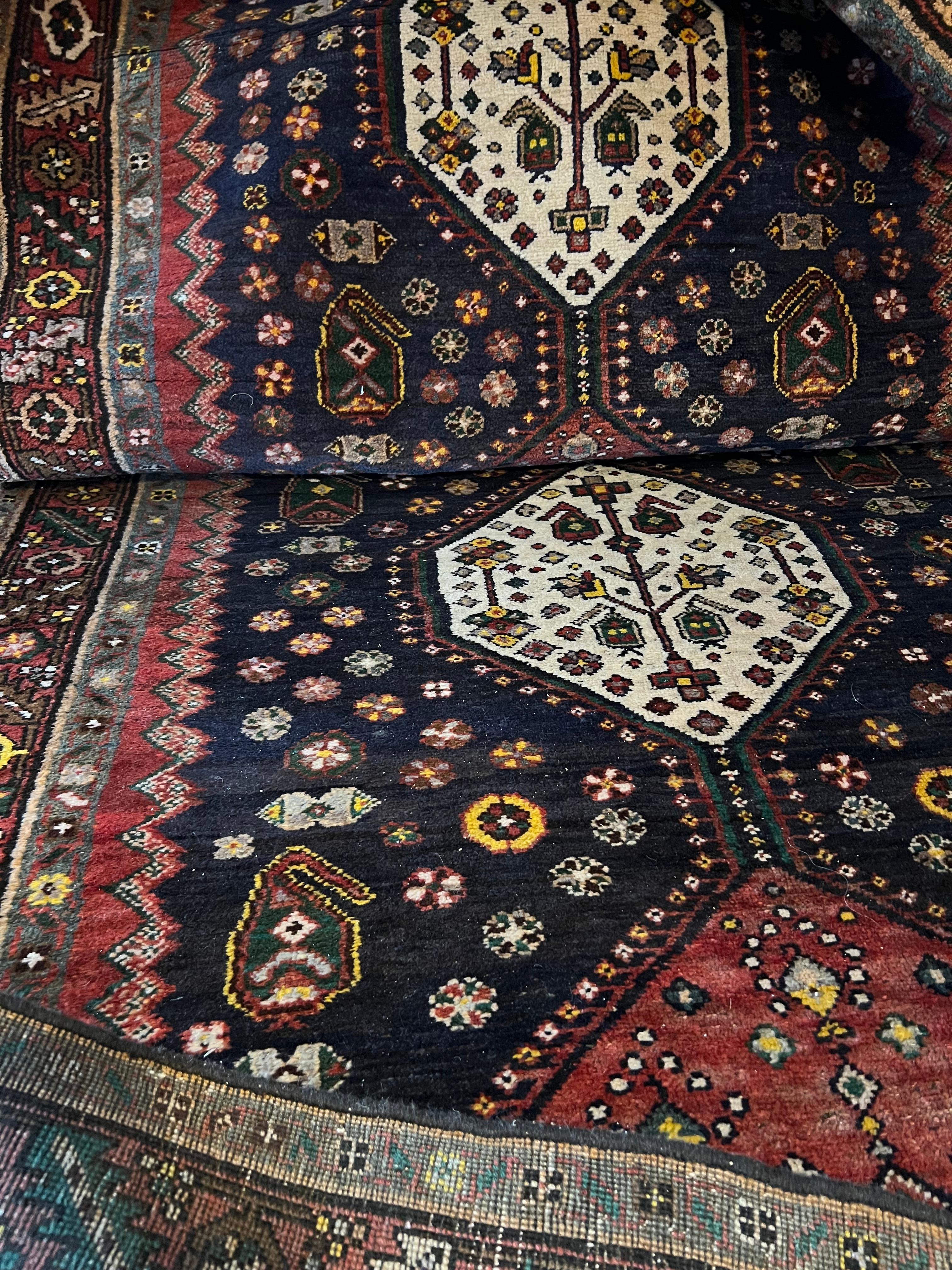 350x137cm XL Persischer Mianeh Läufer Teppich, Handgeknüpfter Wollteppich im Angebot 7