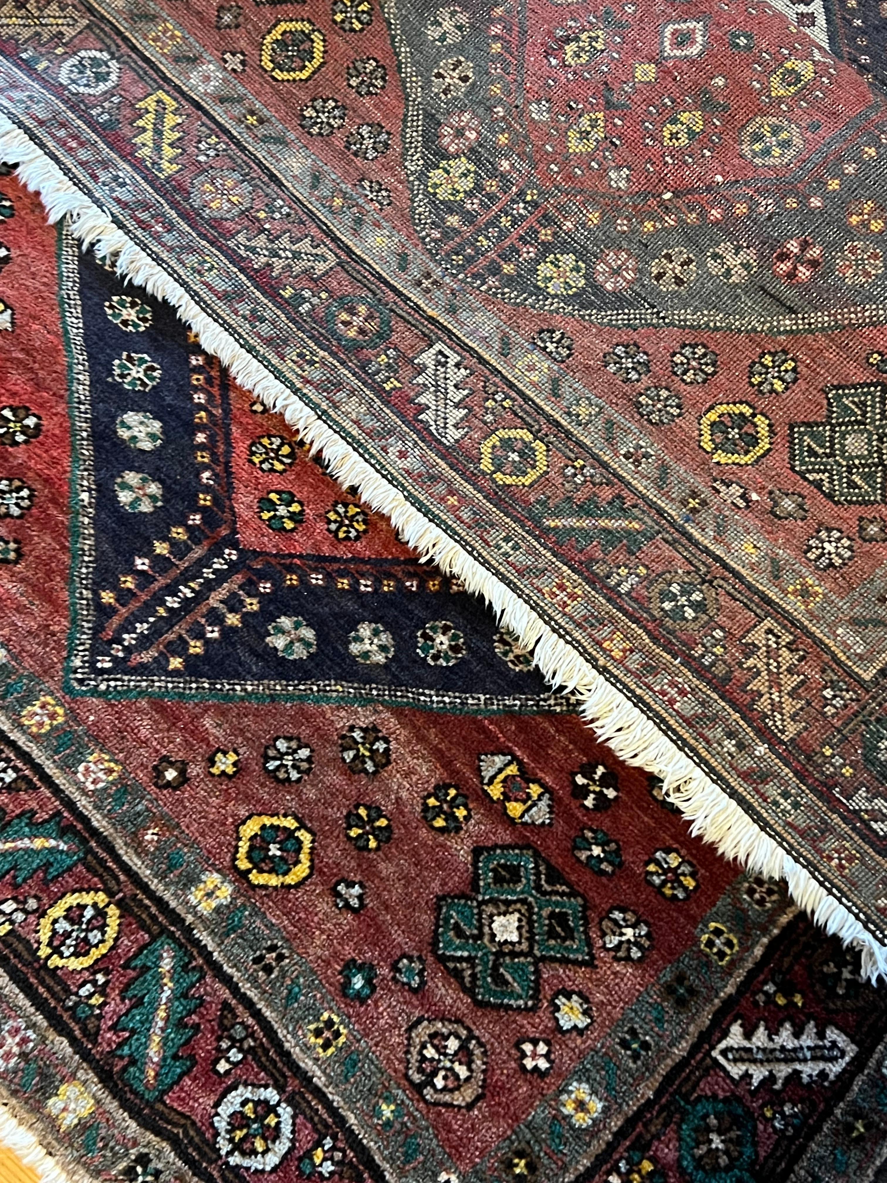 350x137cm XL Persischer Mianeh Läufer Teppich, Handgeknüpfter Wollteppich im Angebot 9