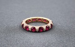 Bracelet éternel en rubis et diamant de 3,51 ct