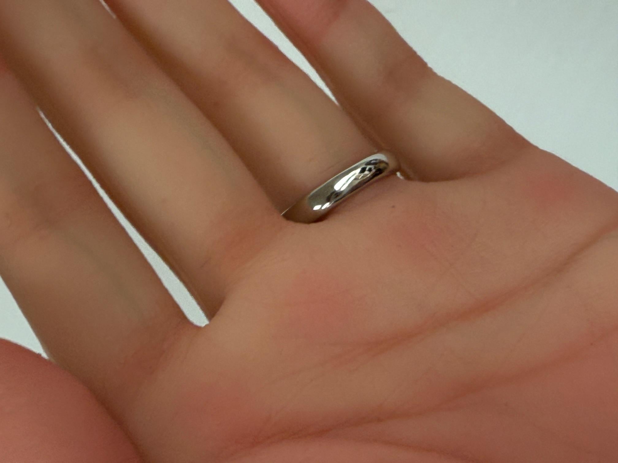 3.51CTW. Bandeau en platine avec diamant taille princesse certifié GIA en vente 5