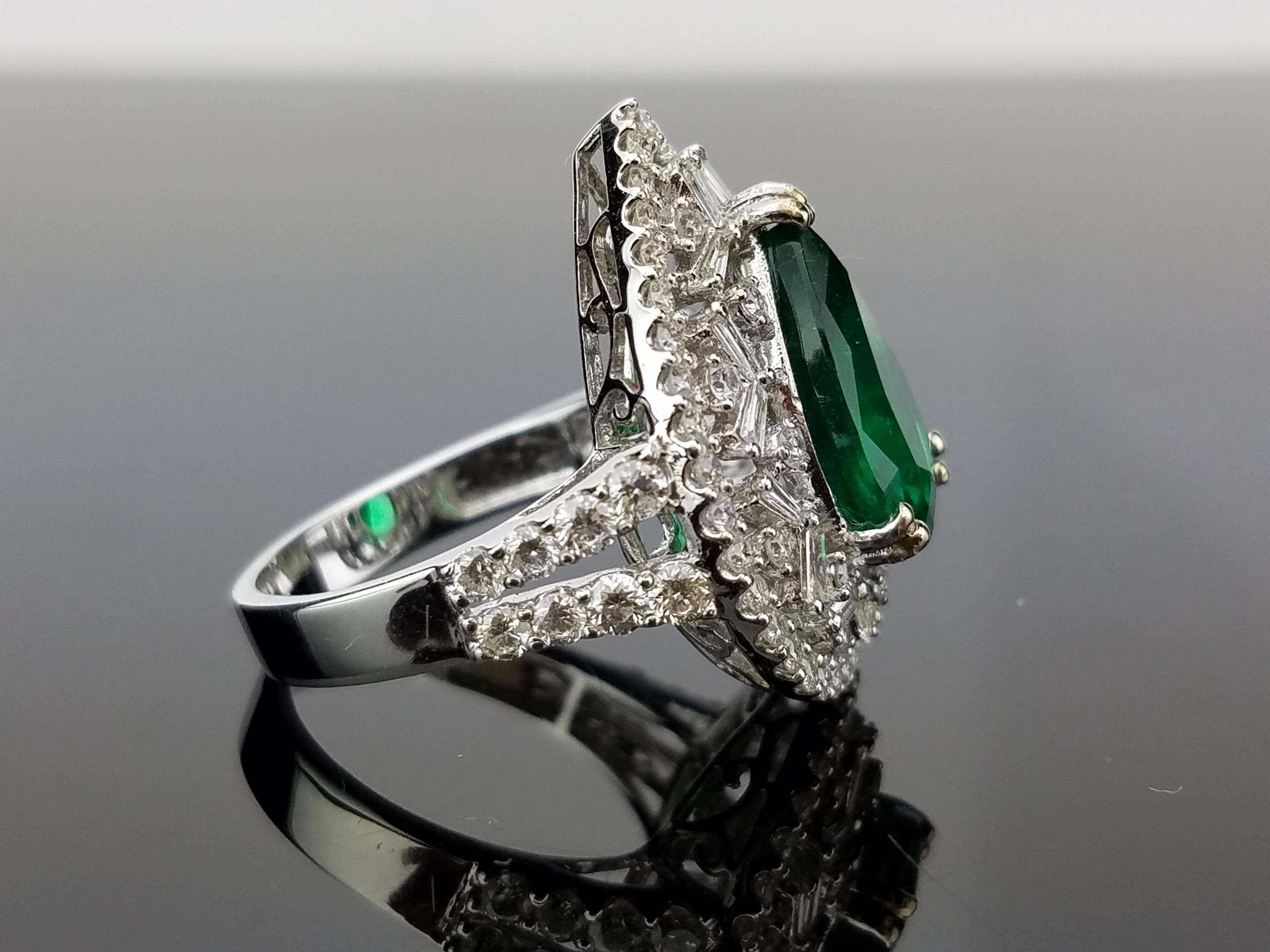 pear shaped cocktail ring