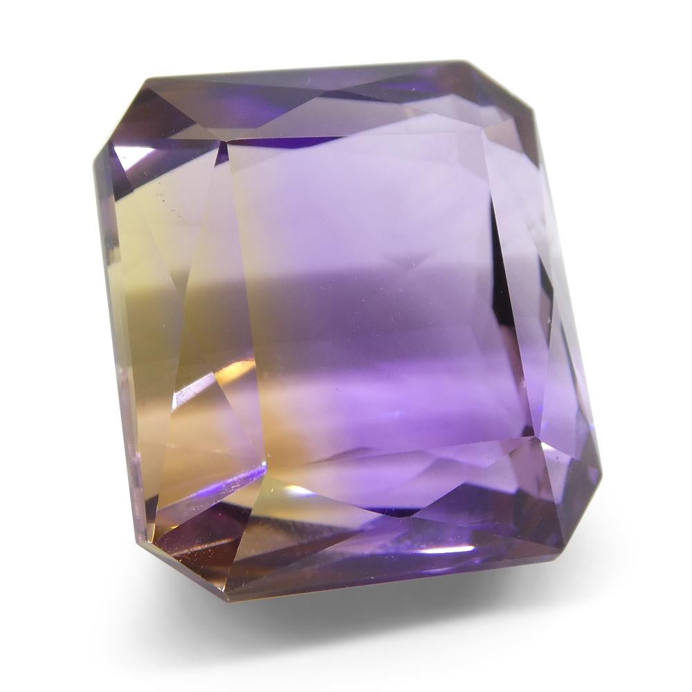 35.21 ct Square Ametrine In New Condition For Sale In Toronto, Ontario
