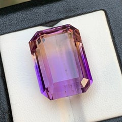 35.25 Carat Massive Natural Ametrine Emerald Cut Loose Gemstone for Pendant