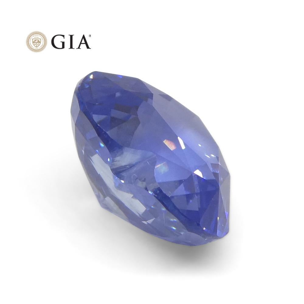 3.52 Carat Heart Blue Sapphire GIA Certified Sri Lanka For Sale 2