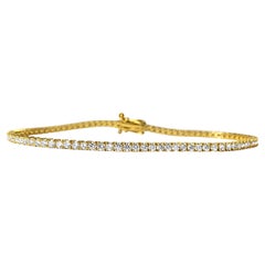 3.52ct VVS Diamond Tennis Bracelet Unisex