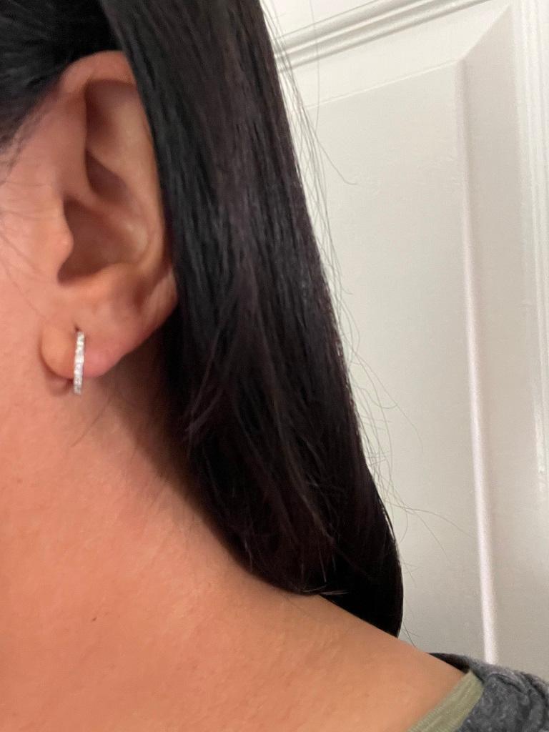 Donna Orecchini pendenti in oro bianco con diamante nero da 3.53 carati in vendita