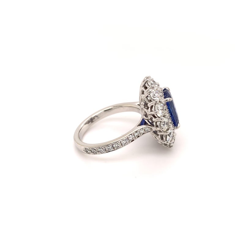.38 Diamond .53 Sapphire Ring C5816