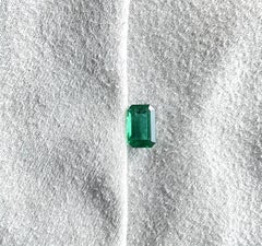 3.53 carats Zambian Emerald Octagon Cut stone for fine Jewelry Natural Gemstone