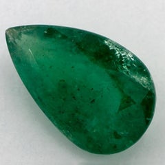 3.53 Ct Emerald Pear Loose Gemstone