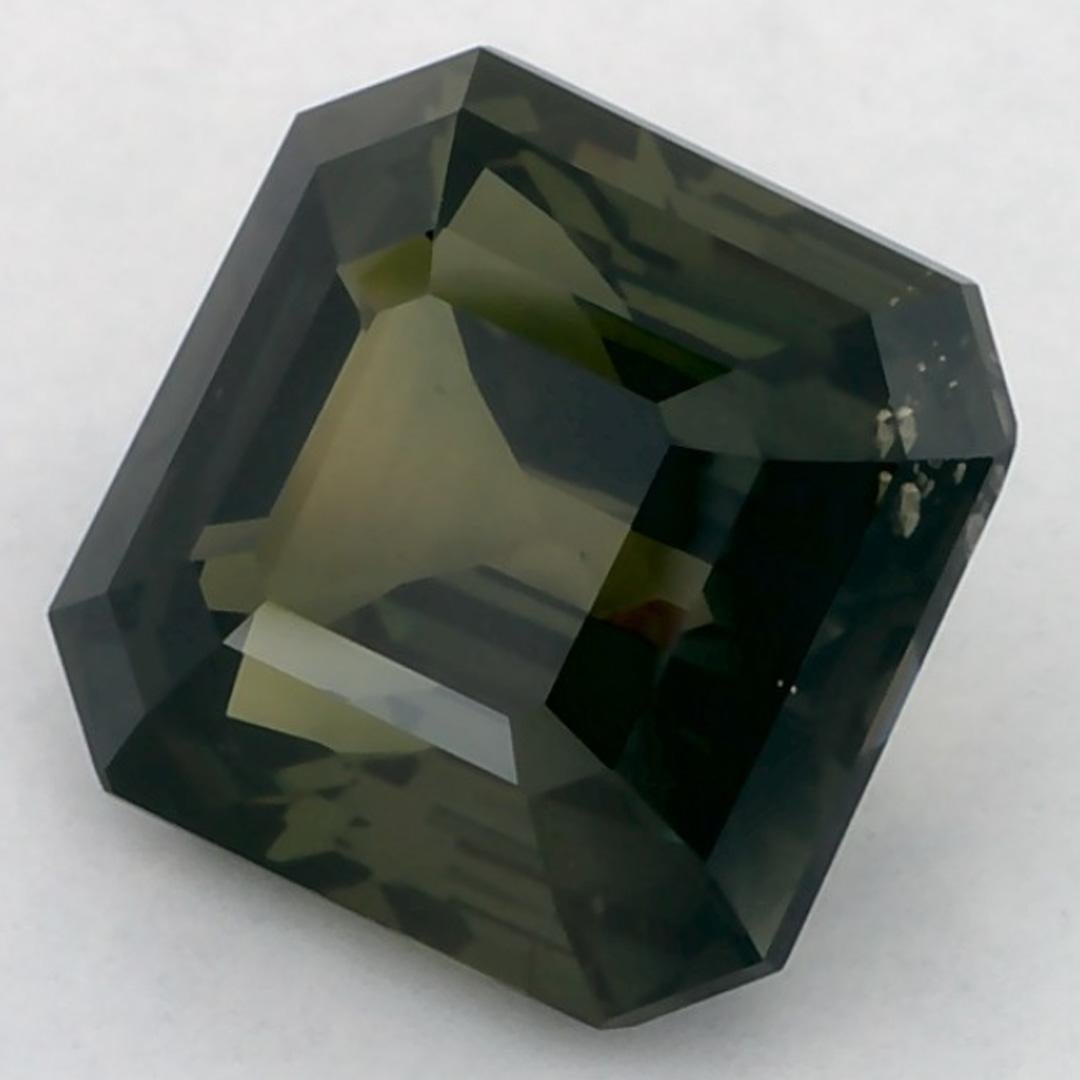 Ce saphir vert naturel offre élégance et sophistication. Avec sa riche saturation de couleurs et sa coupe précise, il constitue la pièce maîtresse parfaite pour une bague de fiançailles ou une conception de bijoux de luxe.

Ce saphir provient du Sri