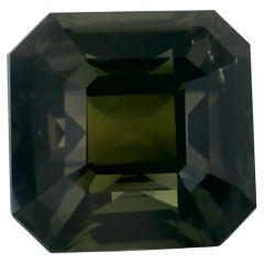 3.53 Ct Green Sapphire Octagon Loose Gemstone (pierre précieuse en vrac)