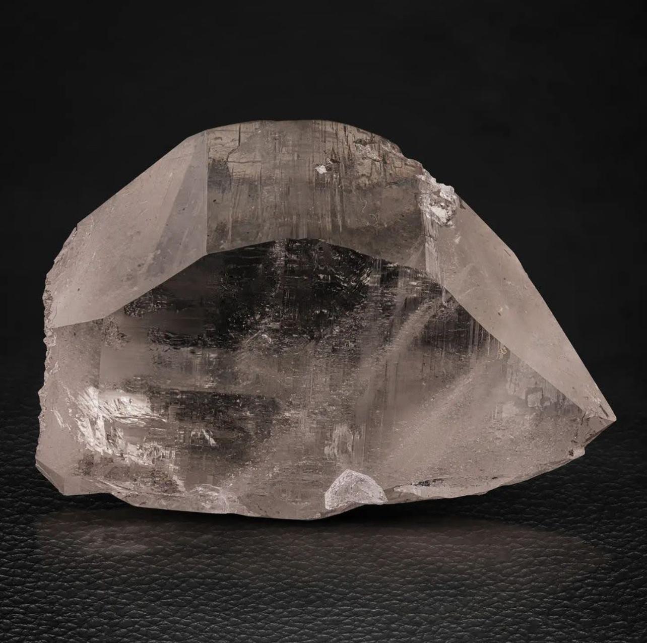 Other 353 Grams Tabular Double Terminated Smoky Quartz Crystal From Pakistan For Sale