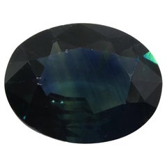3.53ct Teal Blue Sapphire from Ethiopia with IGI Certification
