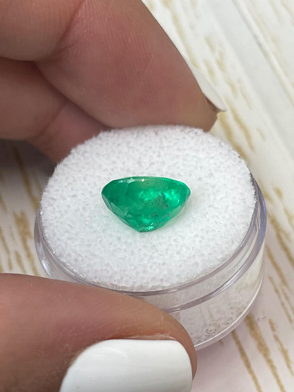 3.54 Carat 11x8 Muzo Green Colombian Emerald - Oval Cut  Pierre de naissance du mois de mai Neuf - En vente à Jupiter, FL